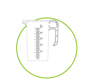 measuring jug lineart